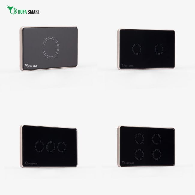 các mẫu công tắc thông minh zigbee dofa smart