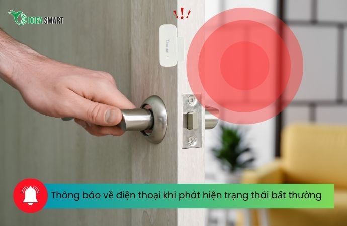 Cảm biến cửa thông minh cảnh báo khi có đột nhập 