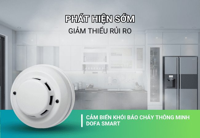 Cảm biến khói báo cháy thông minh DOFA SMART