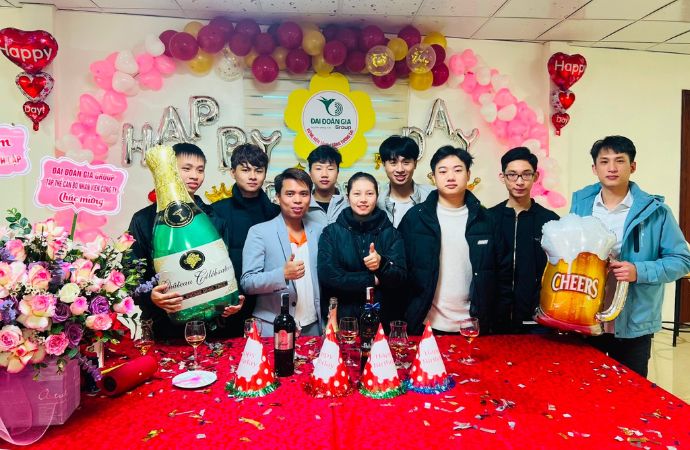 Tiệc chúc mừng sinh nhật công ty Cổ phần Tập đoàn Đại Đoàn Gia