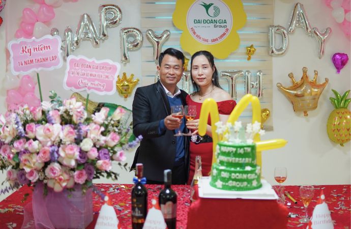 Tiệc chúc mừng sinh nhật công ty Cổ phần Tập đoàn Đại Đoàn Gia