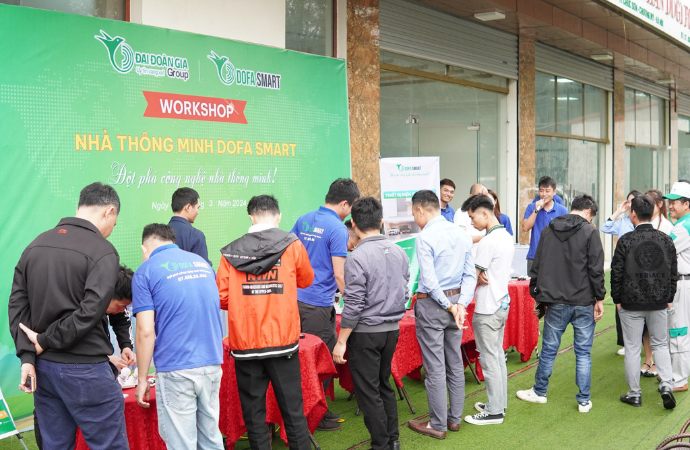 DOFA SMART tổ chức workshop thiết bị th&ocircng minh 