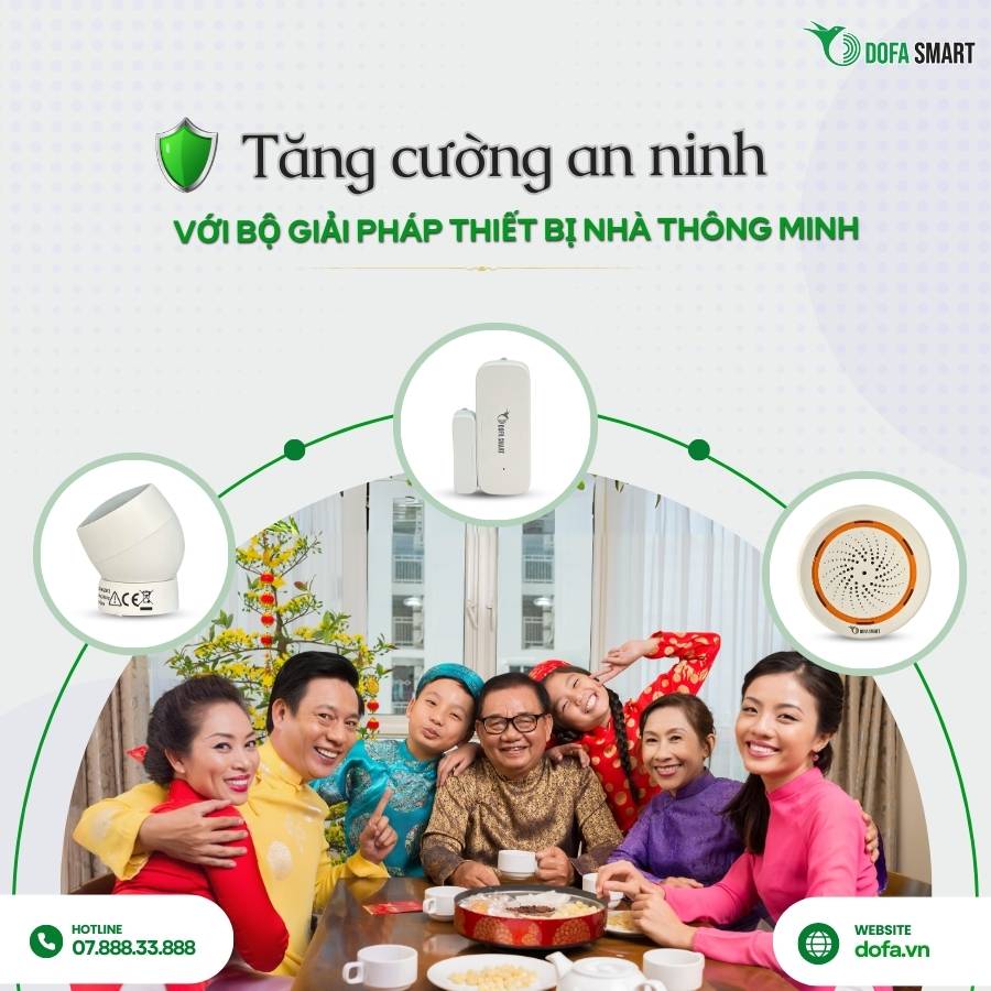 Tăng cường an ninh với bộ giải ph&aacutep an ninh DOFA SMART