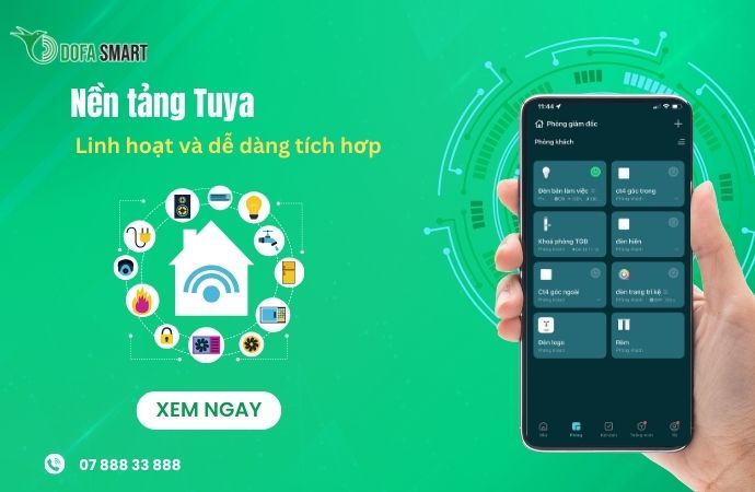 Tuya linh hoạt v&agrave; dễ d&agrave;ng t&iacute;ch hợp