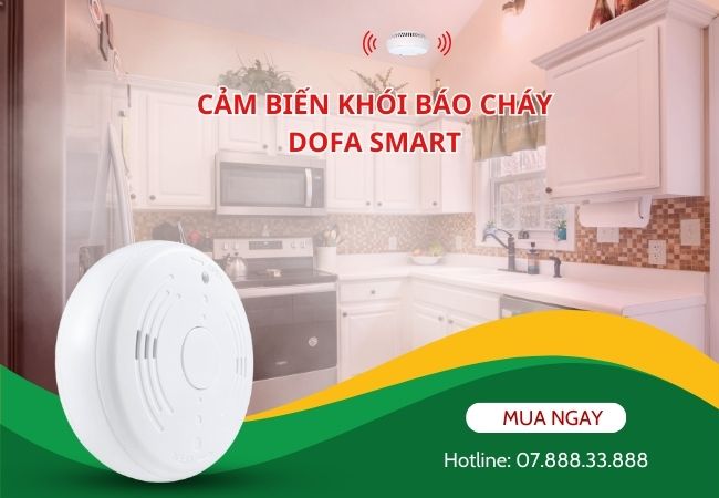 Cảm biến khói báo cháy DOFA SMART