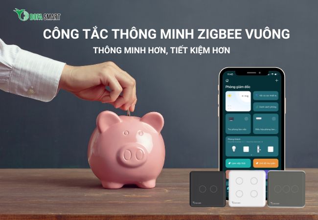 Công tắc thông minh mặt vuông DOFA SMART