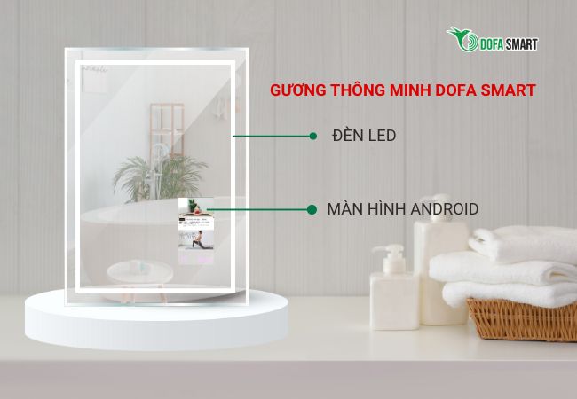 Lợi ích khi sử dụng gương thông minh đèn Led kết hợp màn hình Android