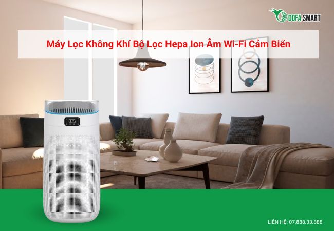 Máy lọc không khí bộ lọc Hepa Ion âm