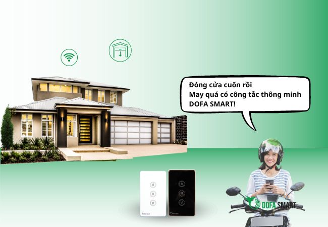 Thiết bị công tắc cửa cuốn thông minh DOFA SMART