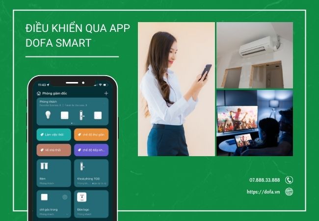 App DOFA SMART điều khiển nhà thông minh