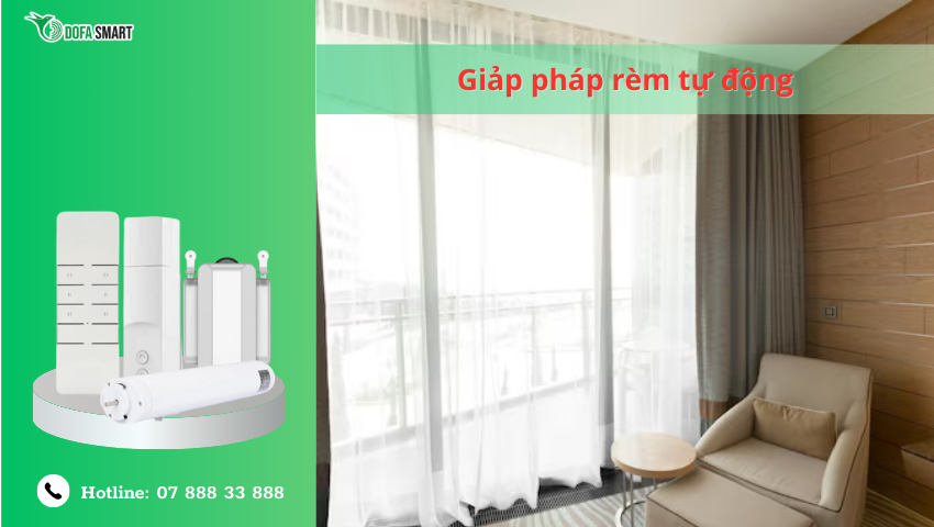 Giải pháp rèm thông minh – Điều khiển dễ dàng chỉ với một chạm