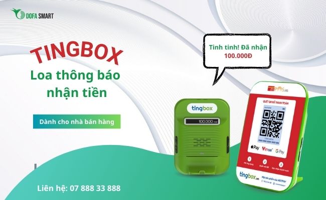 Loa Tingbox dành cho nhà bán hàng