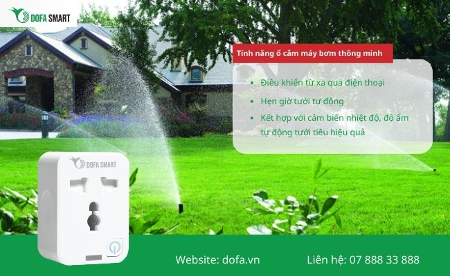 Ổ cắm máy bơm thông minh DOFA SMART cho tưới tiêu tự động