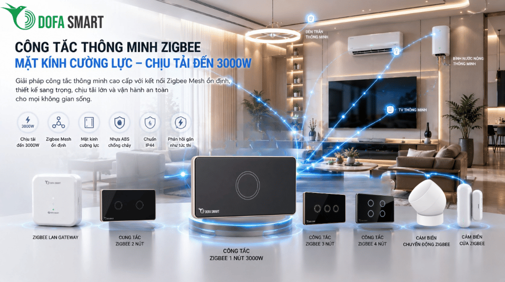  Tại sao nên dùng Bộ điều khiển trung tâm Zigbee LAN thay vì kết nối Wifi thẳng?